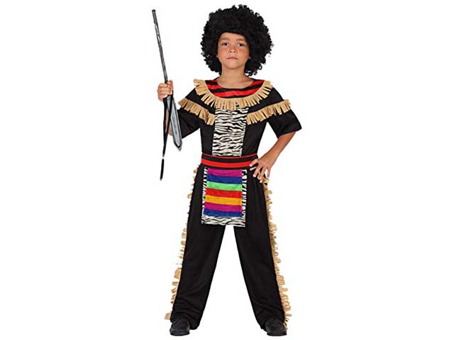 COSTUME ZULU’ TG.5-6 ANNI$ COSTUME ZULU’ TG.5-6 ANNI$