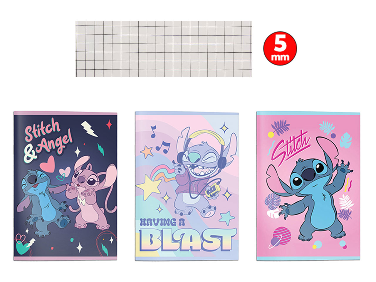 STITCH MAXI QUADERNO 5M 12PZ 564587M5