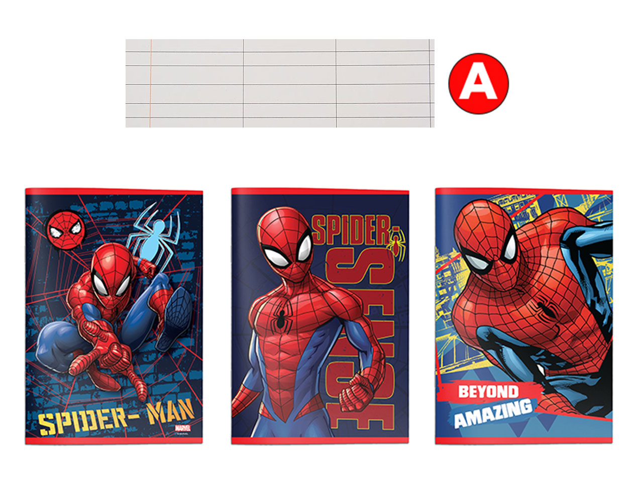 SPIDERMAN MAXI QUADERNO A 12PZ 508445A