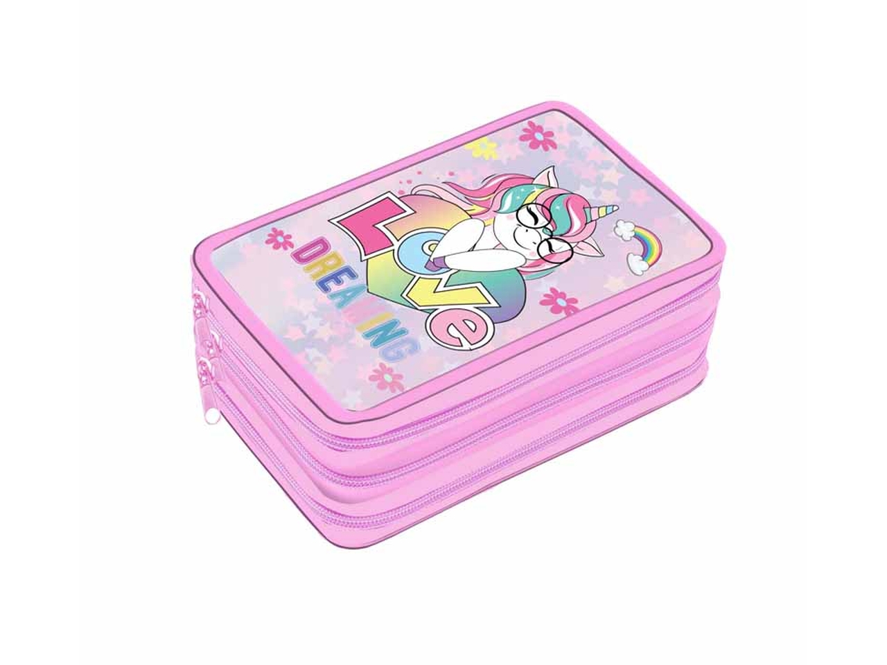 UNICORNO ASTUCCIO 3 ZIP 1004E3273