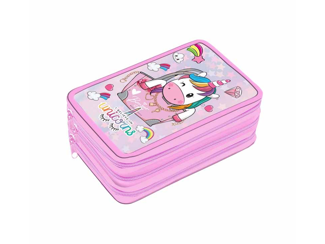 UNICORNO ASTUCCIO 3 ZIP 1004E3274