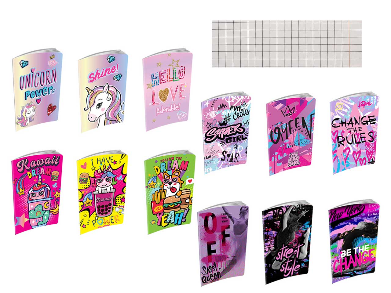 QUADERNO MAXI ACTIVE Q GIRL 10PZ 63602