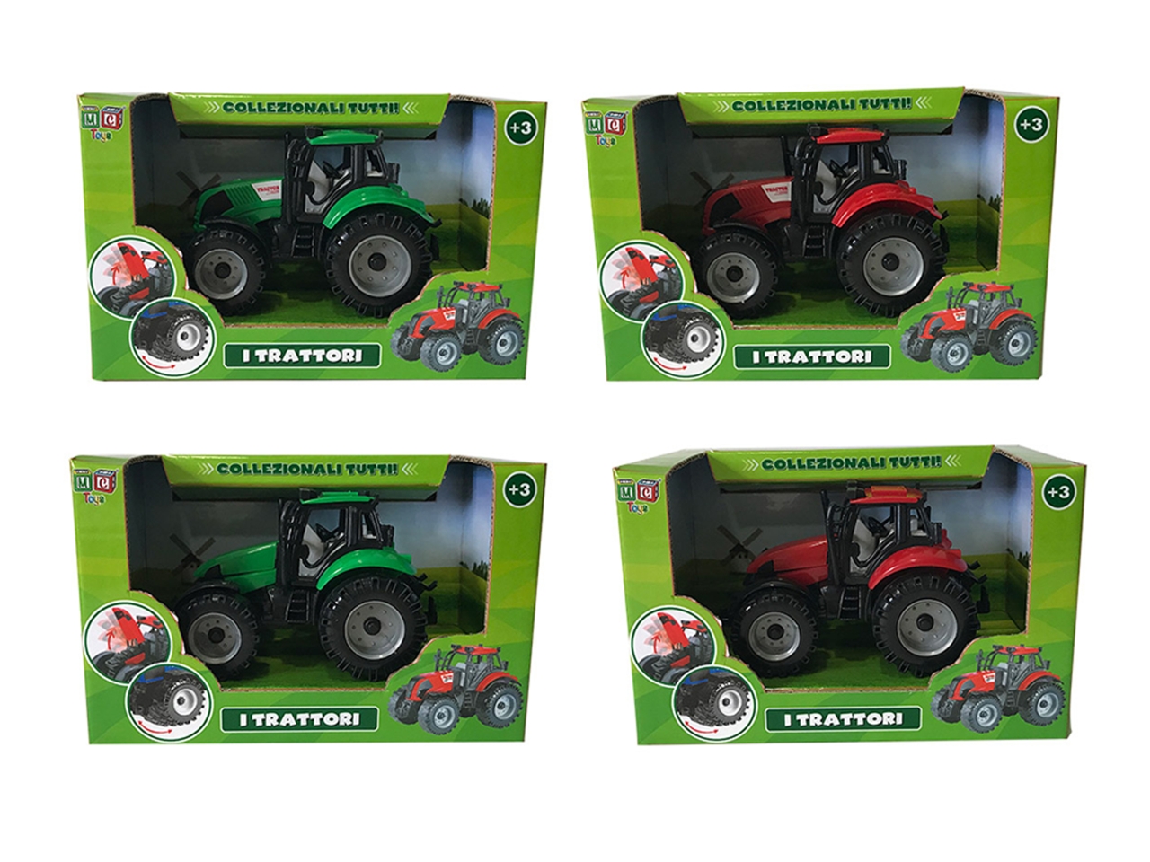 TRATTORE PLASTICA 13 CM ASS TOY0082 TRATTORE PLASTICA 13 CM ASS TOY0082