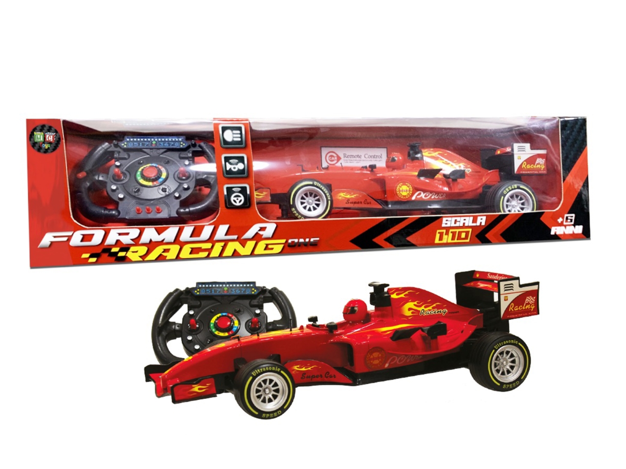 RADIOCOMANDO MACCHINA F1 1:10 TOY0132