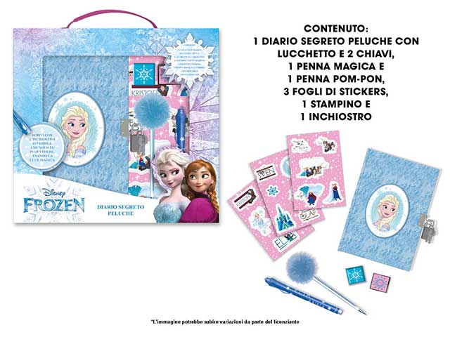 FROZEN DIARIO SEGRETO PELUCHE FR0591