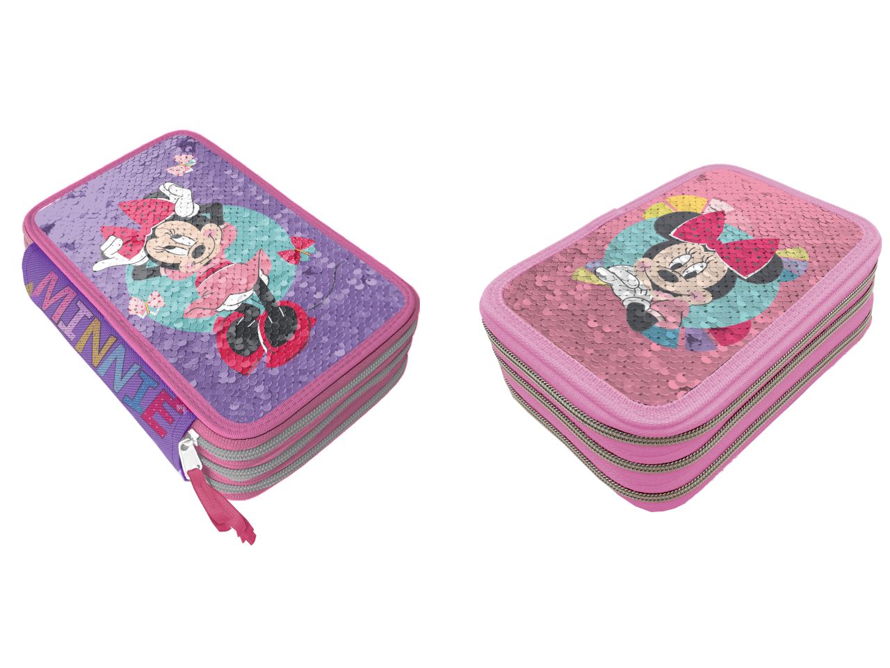 MINNIE ASTUCCIO 3 ZIP GIOTTO RE MIN0831