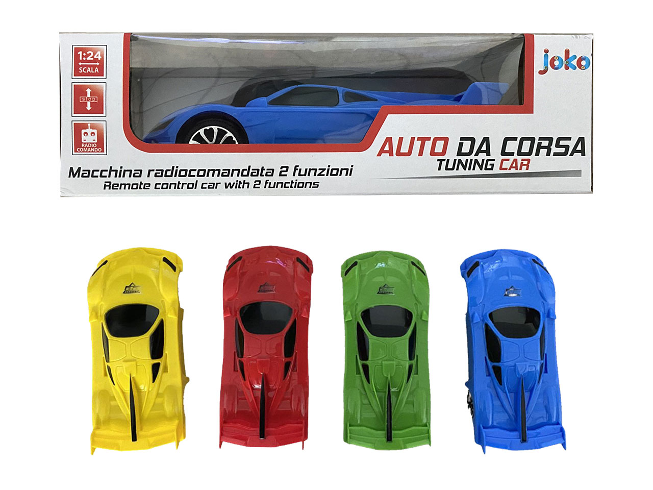 AUTO IN SCALA 1:24 CON LUCI TOY0883