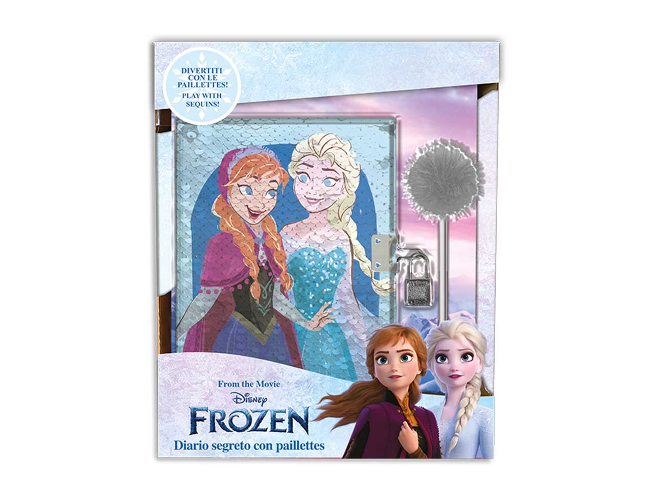 FROZEN DIARIO CON PAILETTES REVERSIBILE FR0825