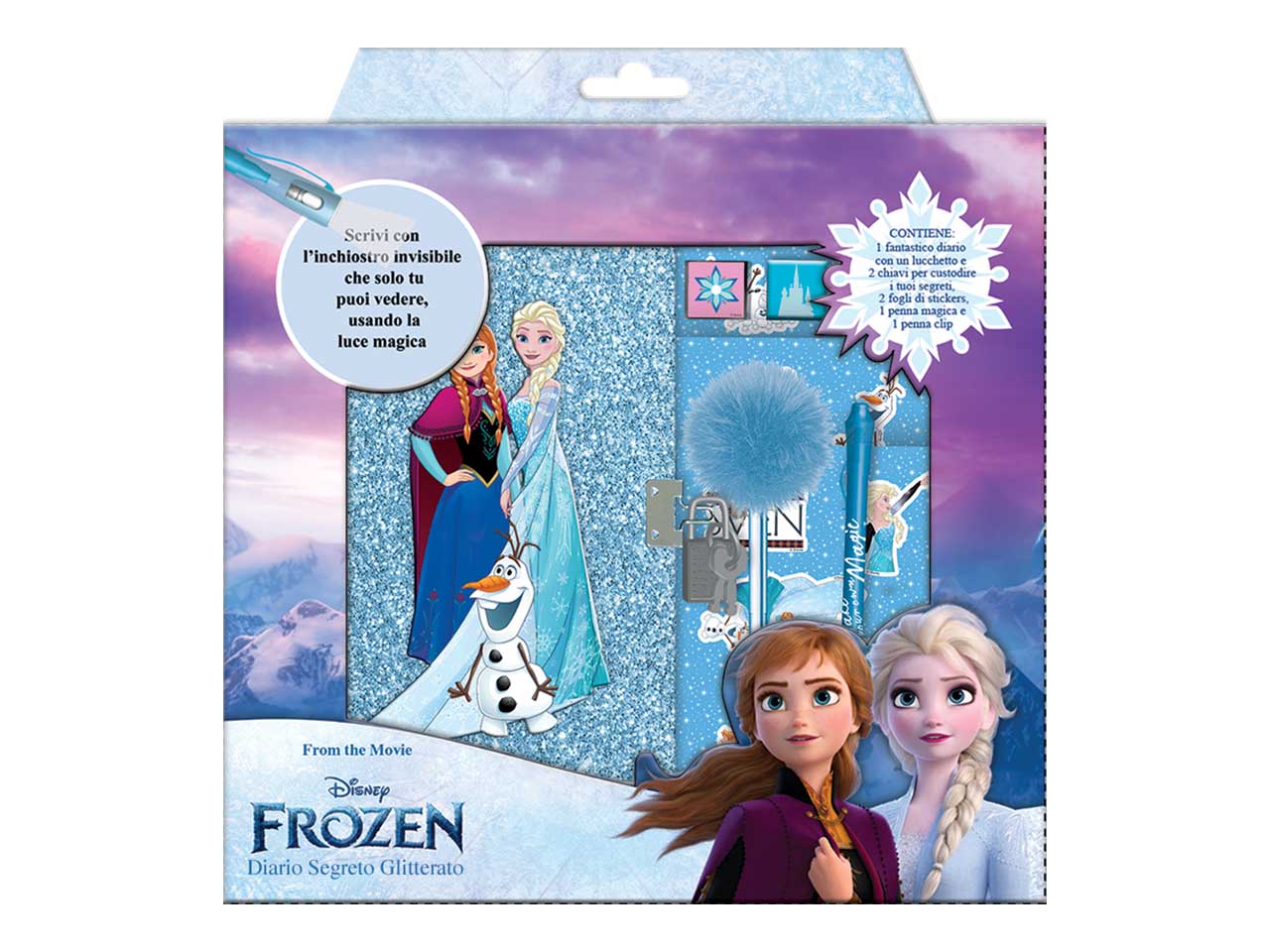 FROZEN DIARIO SEGRETO GLITTERATO FR0824 FROZEN DIARIO SEGRETO GLITTERATO FR0824