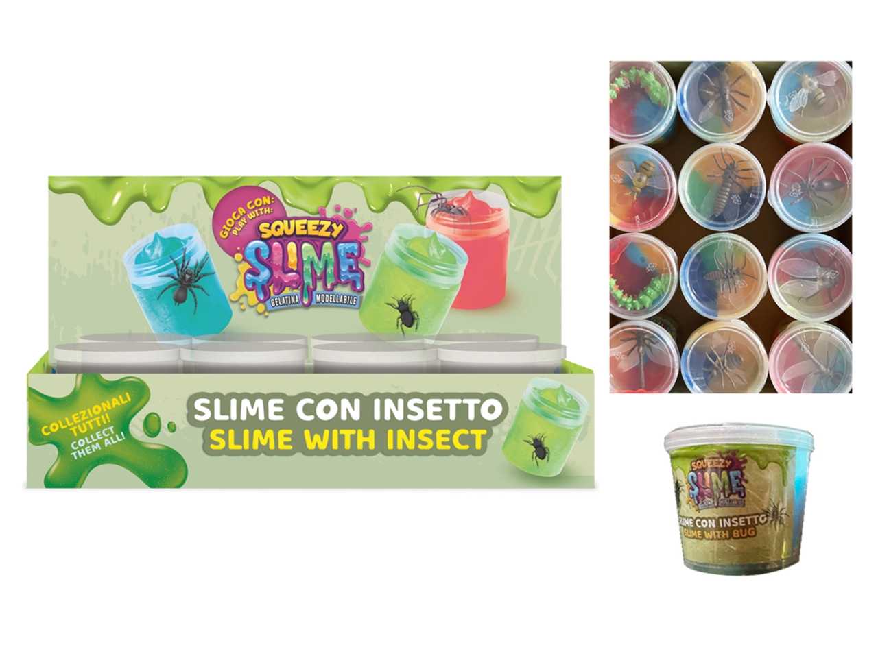 SLIME CON ANIMALI INSETTI DMT0003-W
