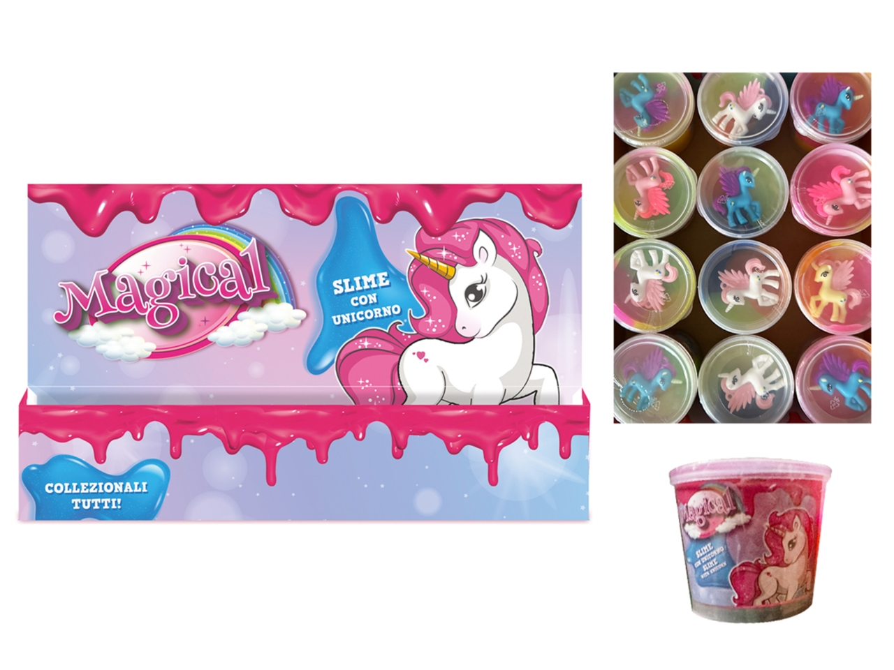 SLIME CON UNICORNO DMT0003-U