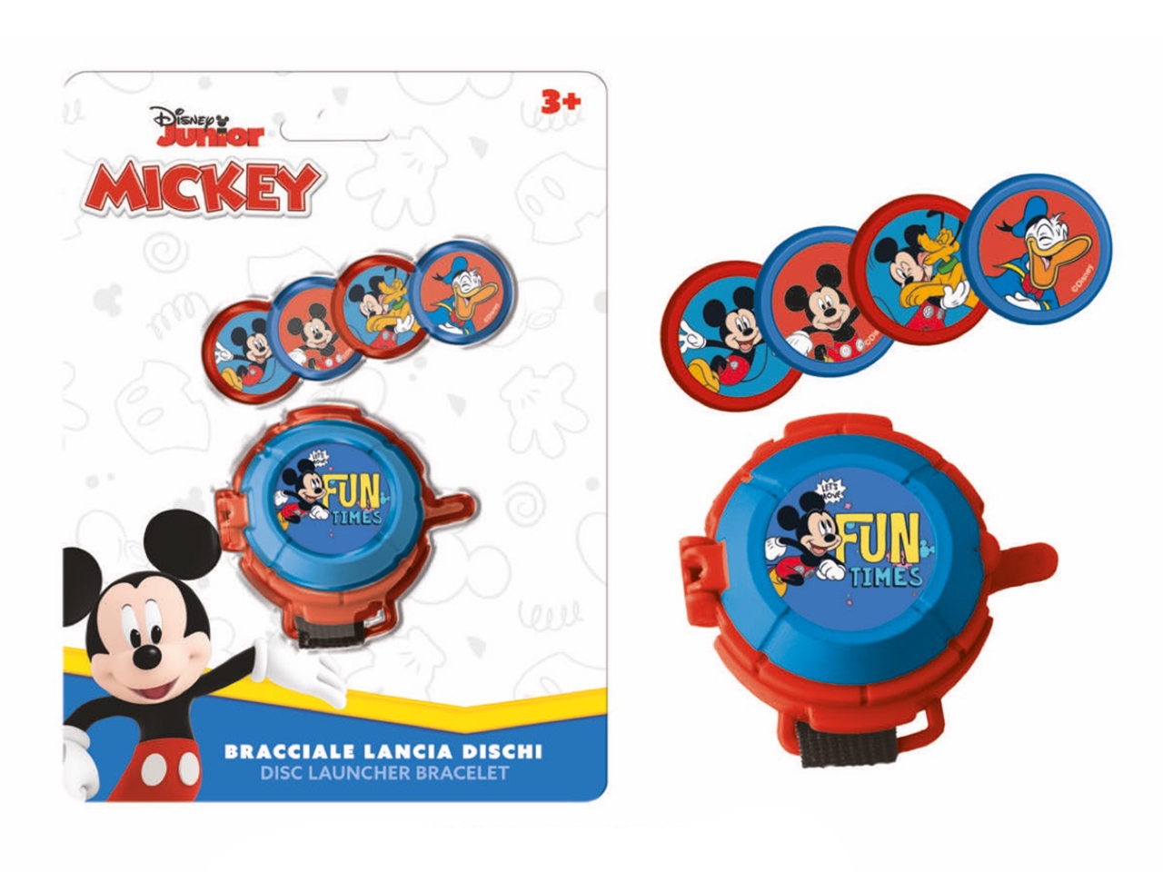 BRACCIALE LANCIA DISCHI MICKEY MIC0964