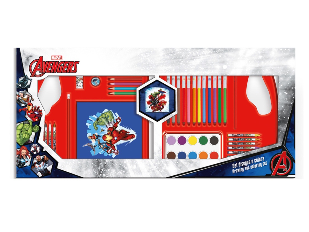 AVENGERS KIT DISEGNA E COLORA AV0868