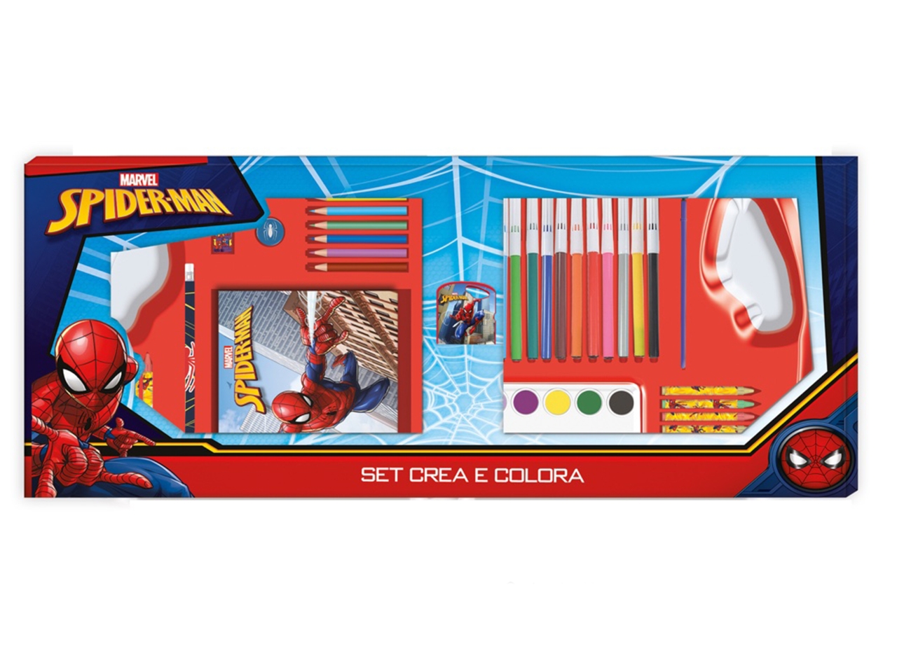 SPIDERMAN KIT DISEGNA E COLORA SP0868