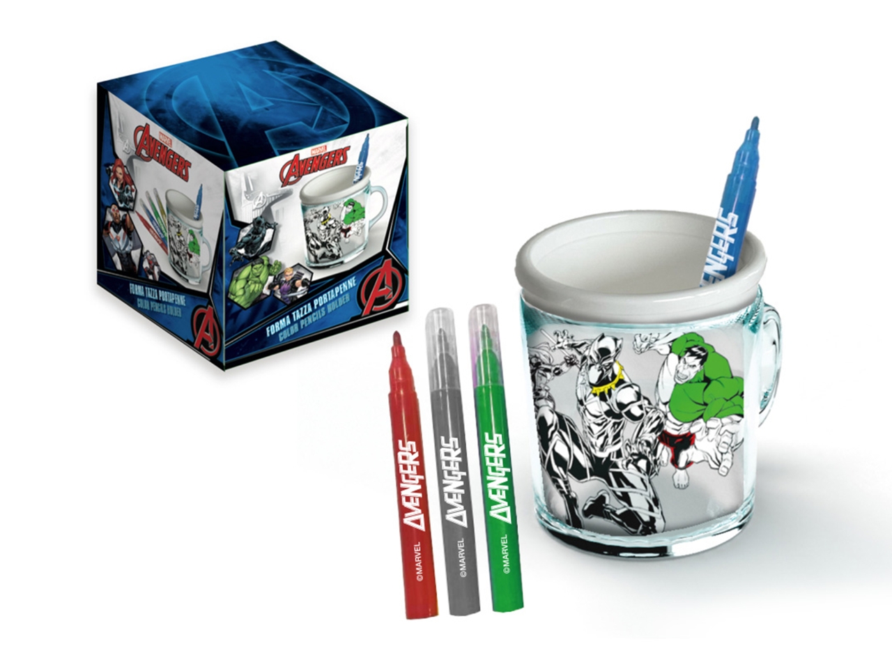 COLOURING HOLDER DEGLI AVENGERS AV0911