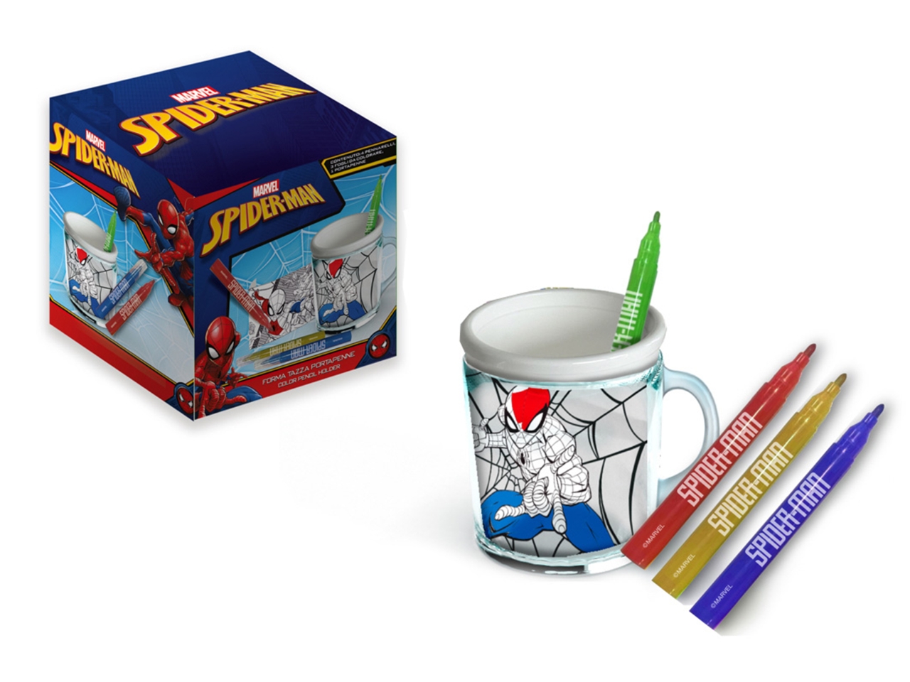 COLOURING HOLDER DI SPIDERMAN SP0911