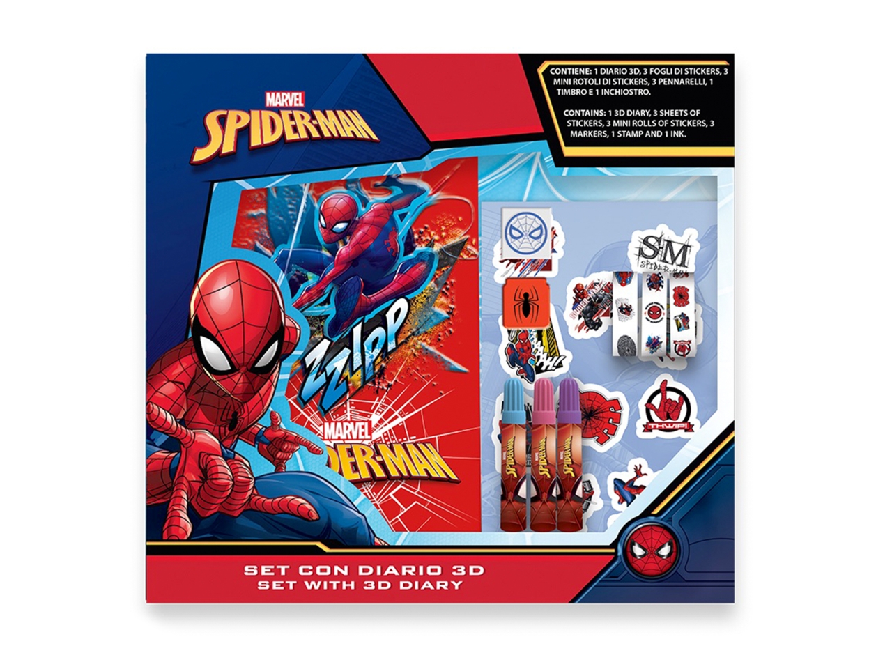 AGENDA SPIRALATA DI SPIDERMAN SP1054