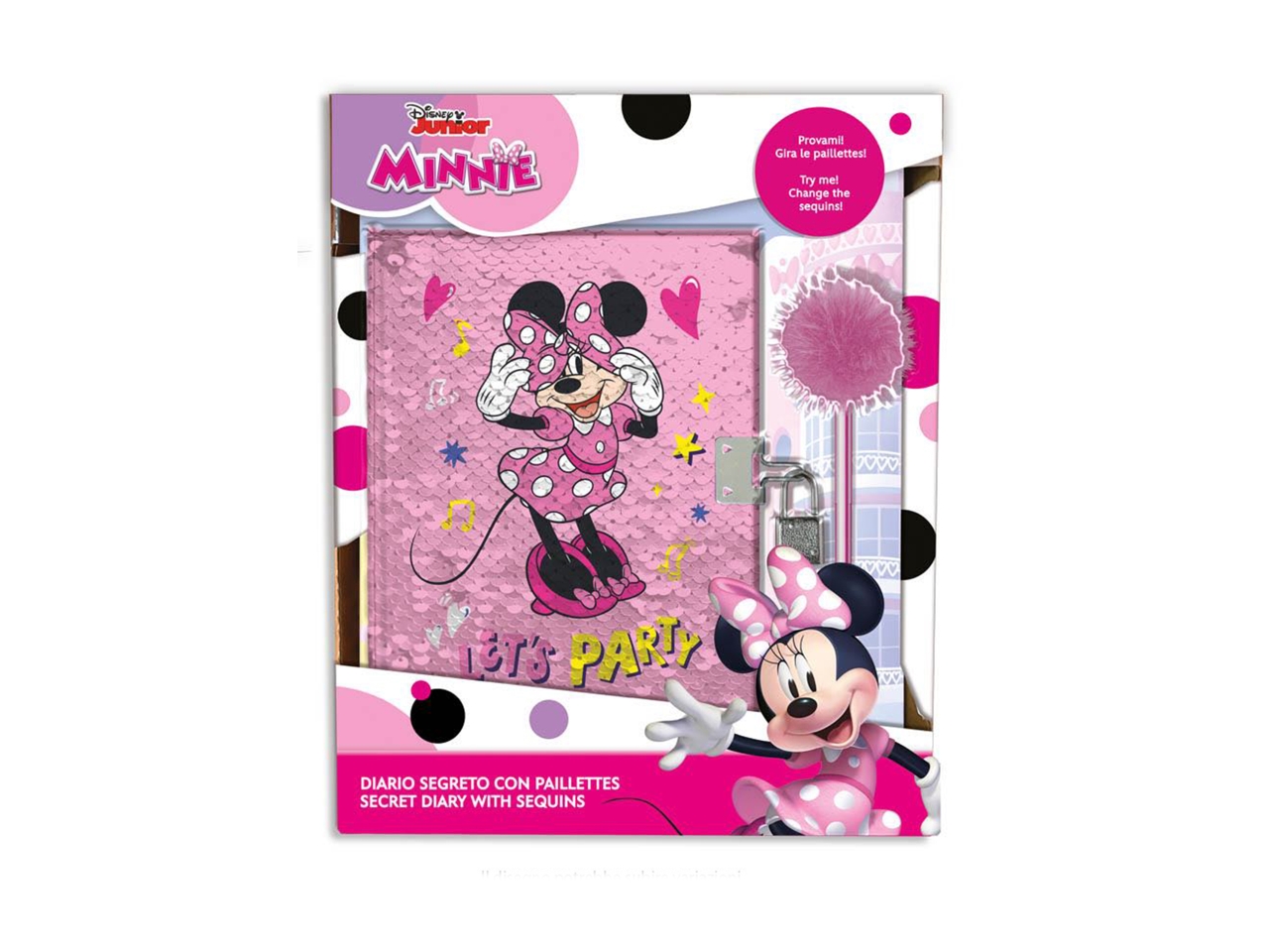 MINNIE DIARIO PAILETTES REVERS. MIN0825
