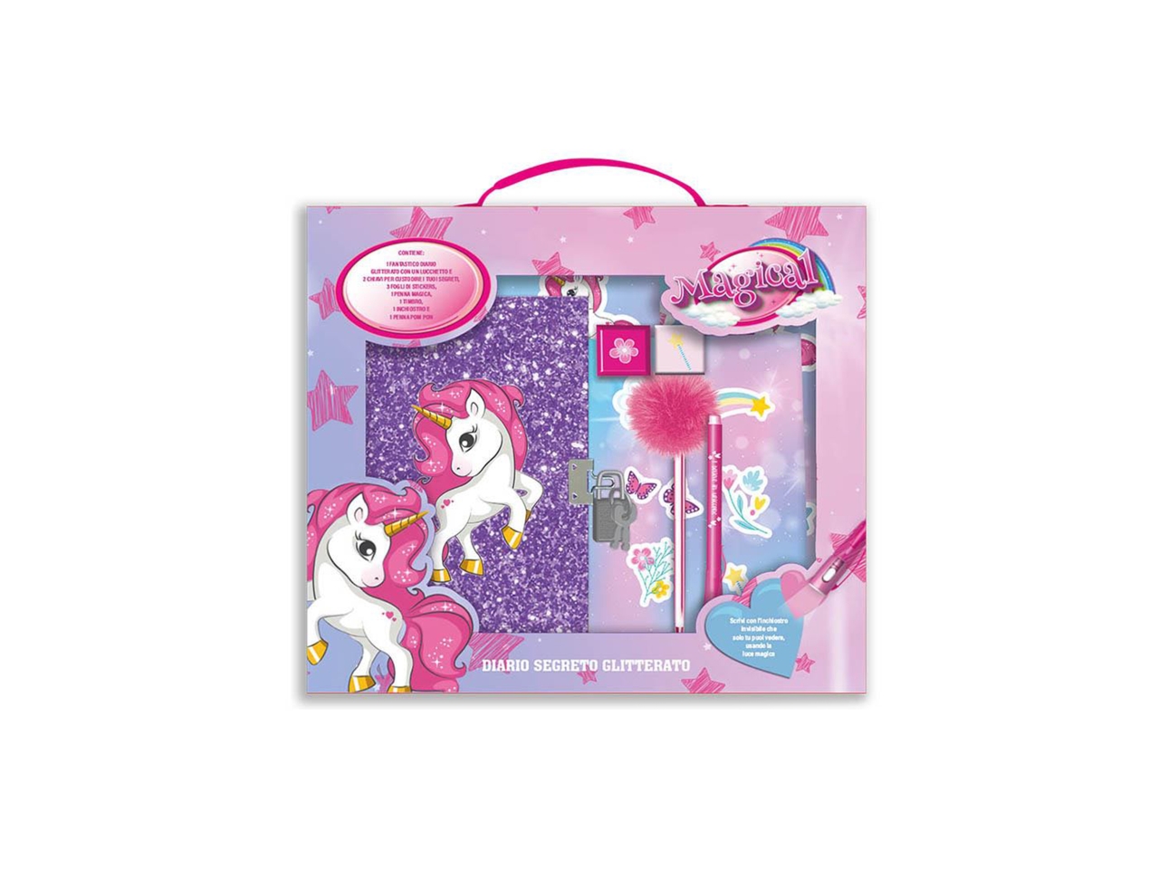 DIARIO SEGRETO GLITTE. UNICORNO UNI0824