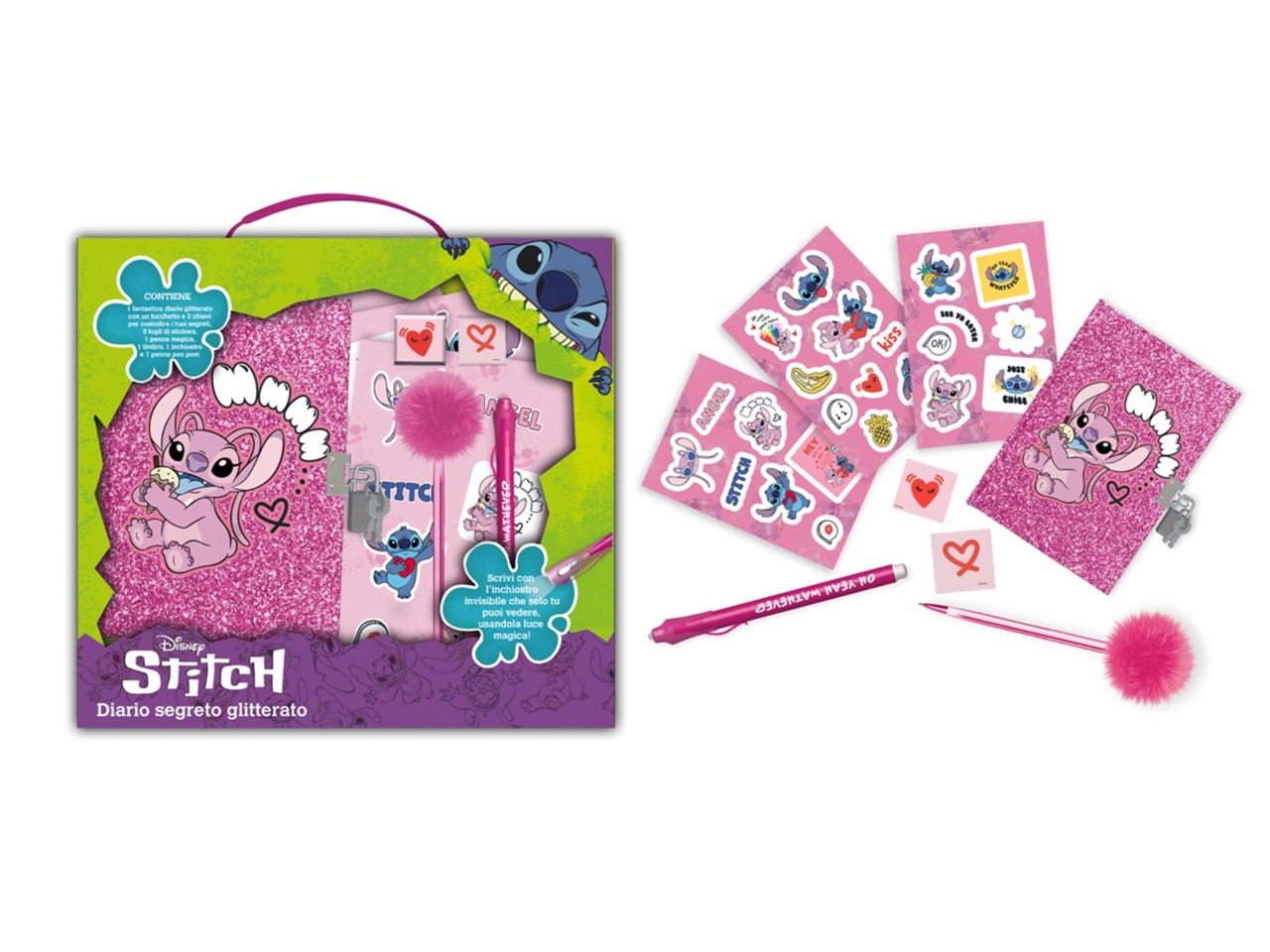STITCH DIARIO SEGRETO GLITTERA. LST0824