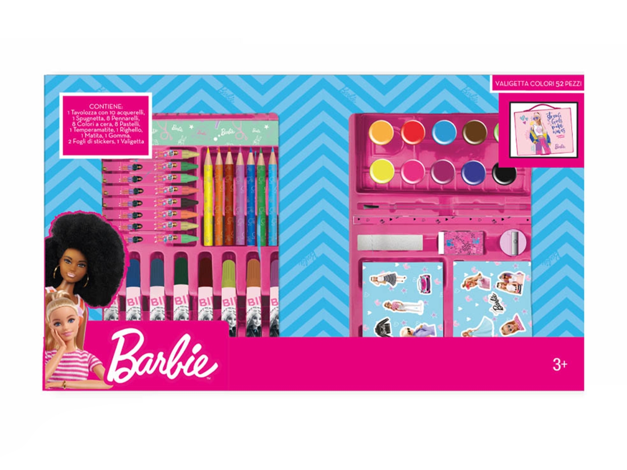 BARBIE VALIGETTA COLORI 52PZ BR0826