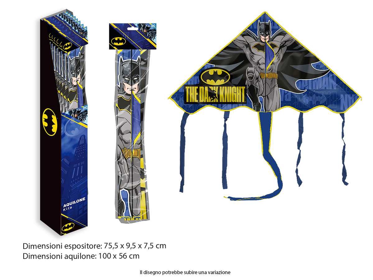 BATMAN AQUILONE 95 CM IN BUSTA BA0990