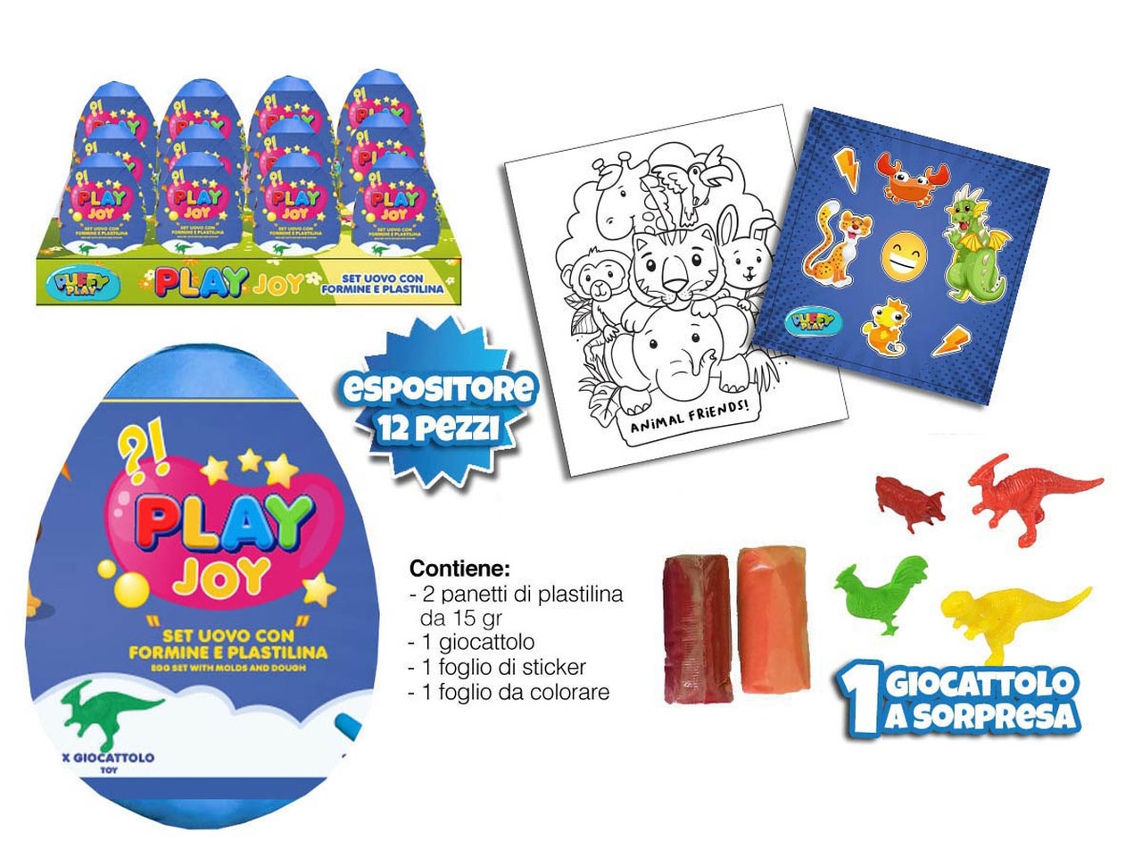 UOVO PLAST.E GIOCO BIMBA 8,5CM GL0104