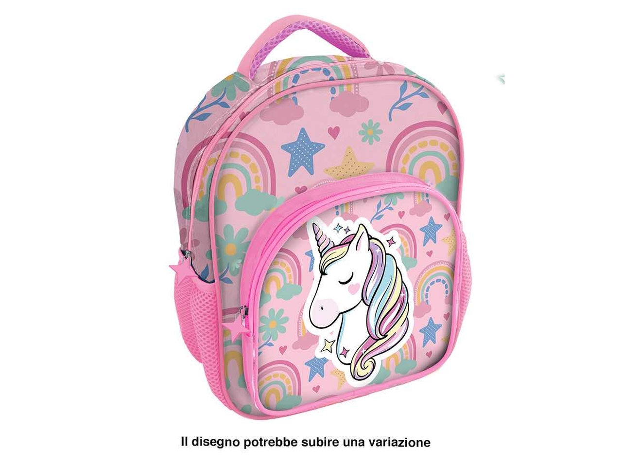 UNICORNO ZAINO 30CM CON TASCA DELUXE UNI0968