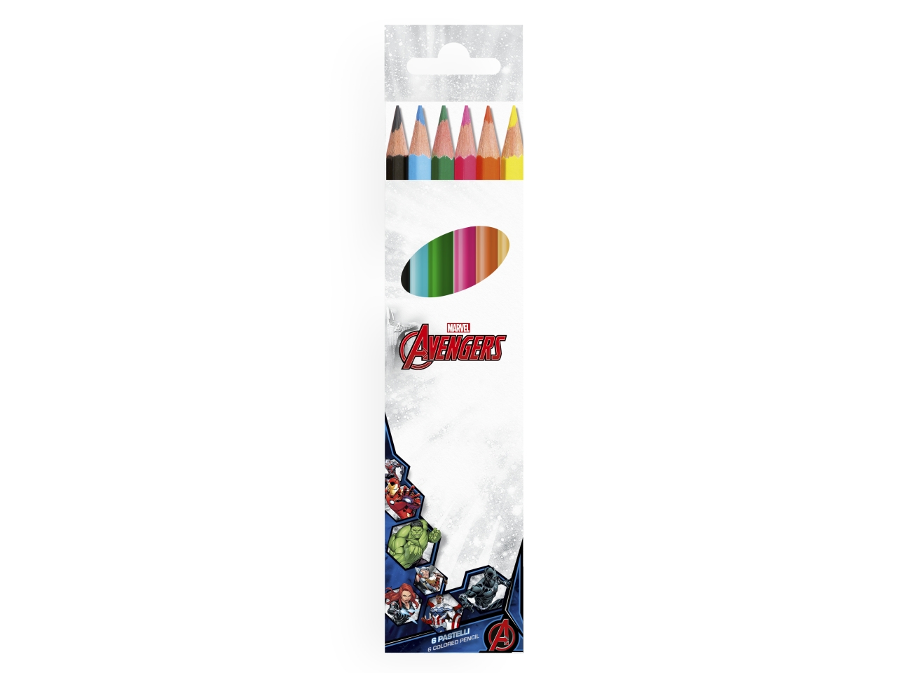 AVENGERS COLORI A MATITA 6PZ AV1024