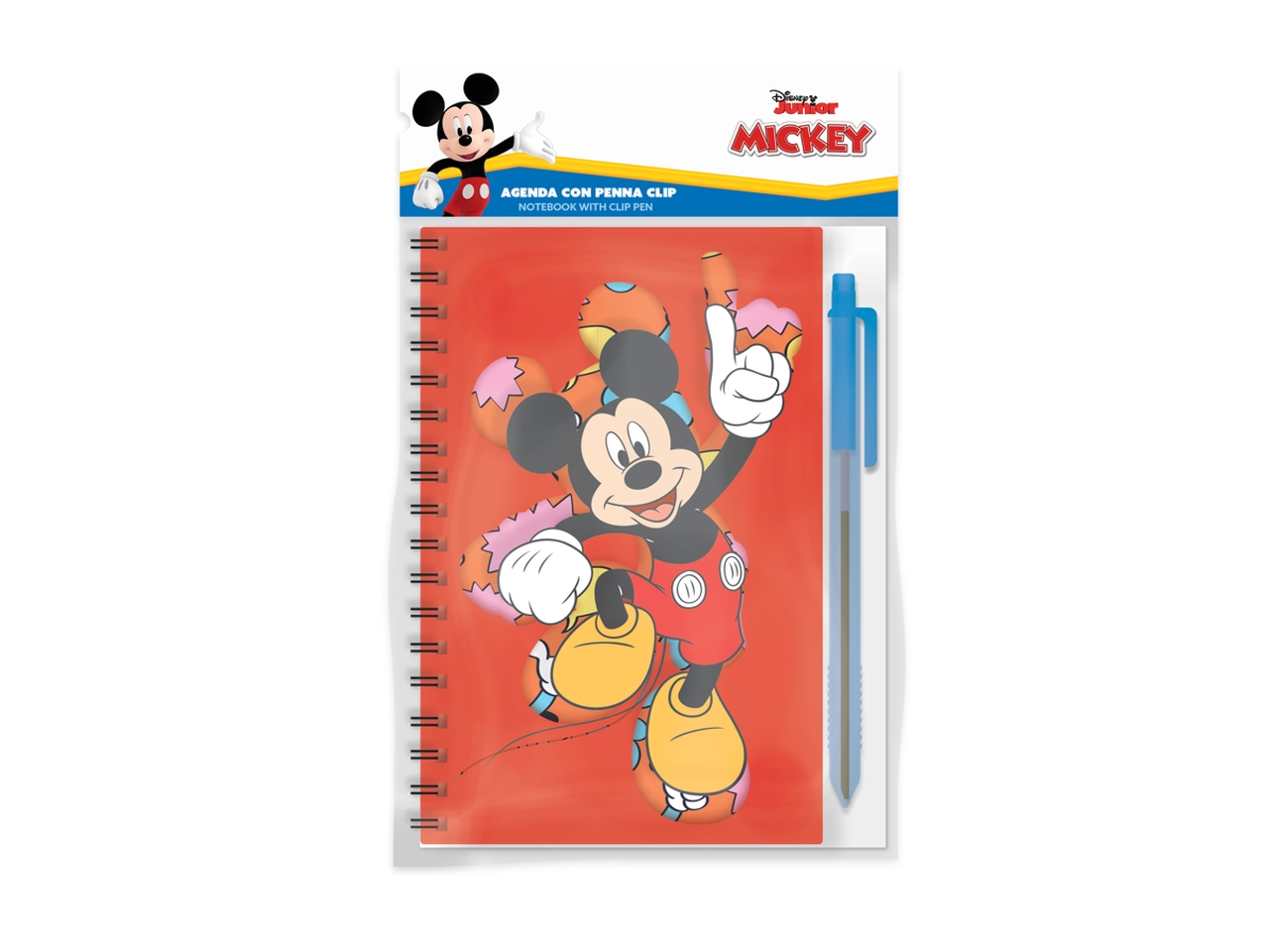 MICKEY AGENDA 14X11CM CON PENNA MIC0951