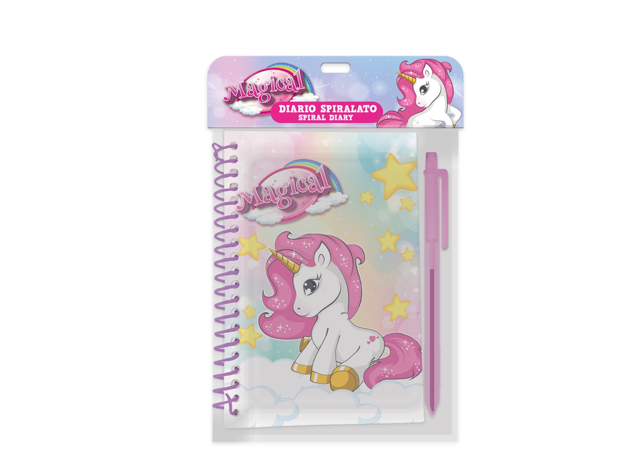 UNICORNO AGENDA 14X11 CON PENNA UNI0951