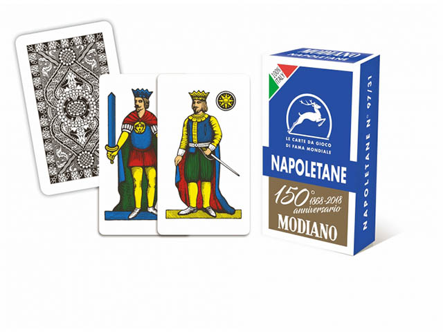 CARTE DA GIOCO NAPOLETANE BLU 150 300081
