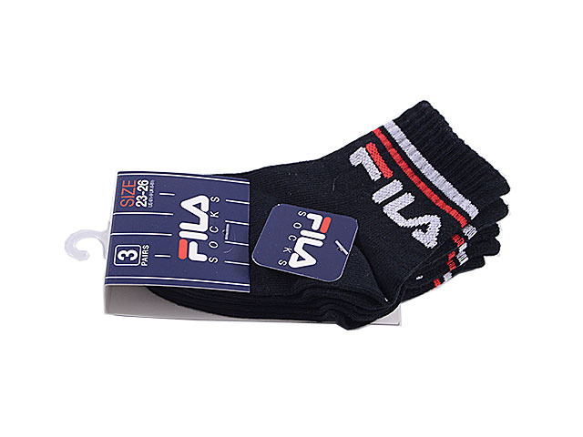 CALZA FILA 3pz TG.23-26 NERA