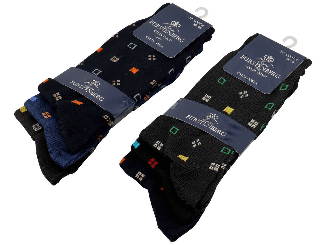 TRIS CALZA CORTA IN COTONE FANTASIA TRIS CALZA CORTA IN COTONE FANTASIA