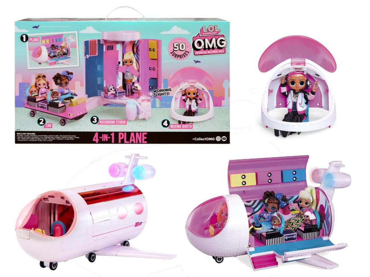 L.O.L.SURPRISE OMG 4 IN 1 AEROPL 576051$ L.O.L.SURPRISE OMG 4 IN 1 AEROPL 576051$