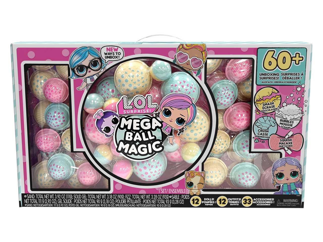 L.O.L. SURPRISE MEGA BALL MAG 119951EUC$
