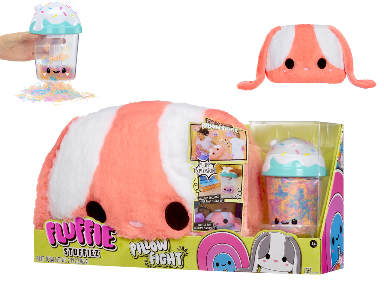 FLUFFIE STUFFIEZ PILLOW BUNNY 512967
