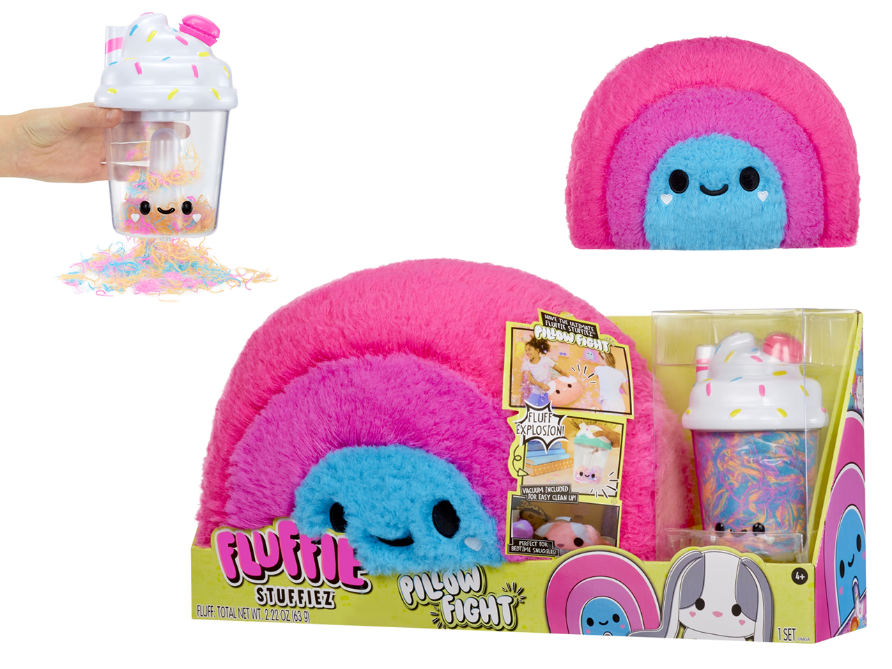 FLUFFIE STUFFIEZ PILLOW RAINBOW 513056