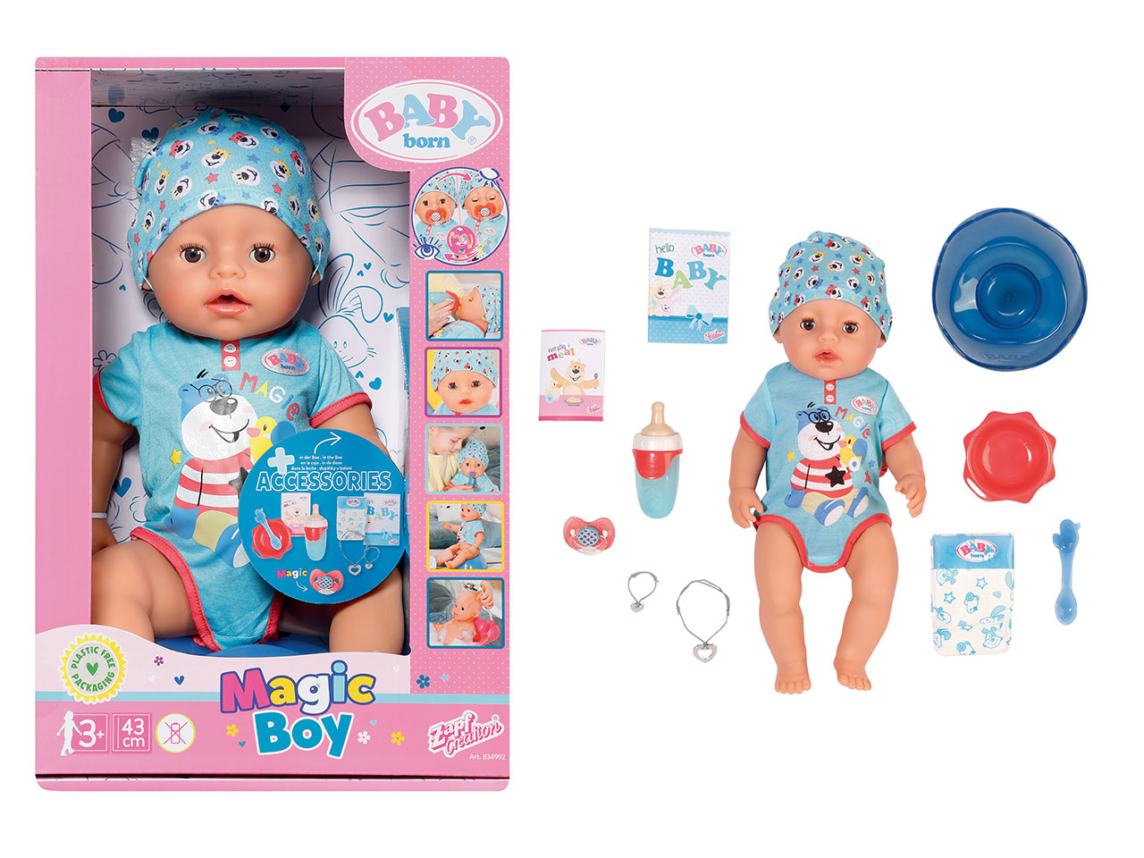 BABY BORN MAGIC BOY 43CM 116122