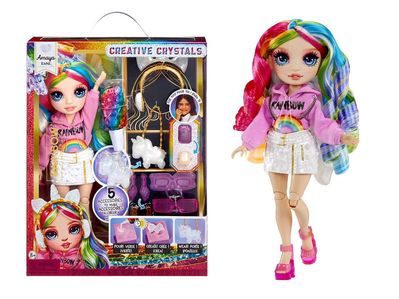 RAINBOW HIGH CRE.CRYSTALS AMAYA 121411