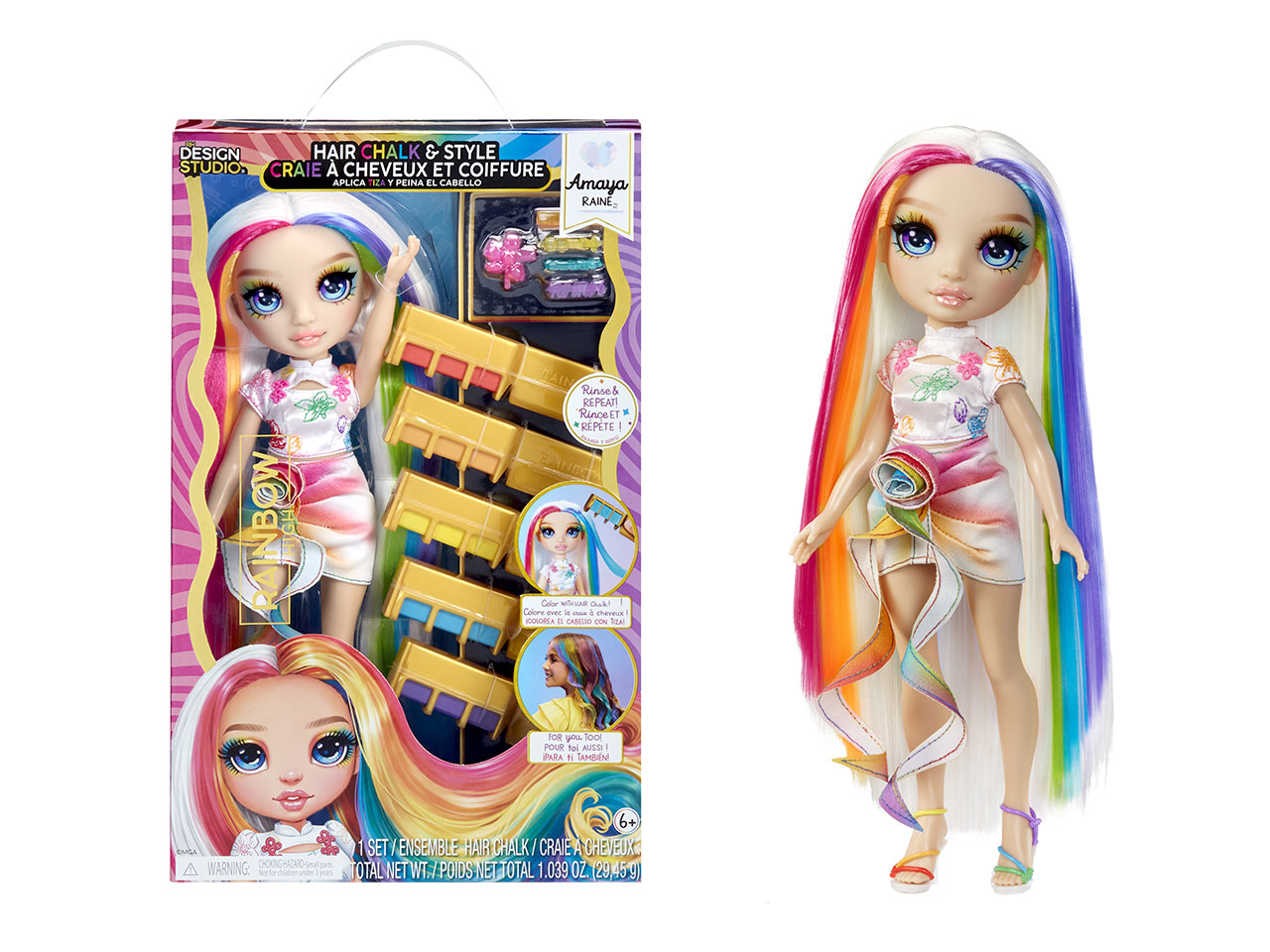 RAINBOW HIGH HAIR AMAYA RAINBOW 526780