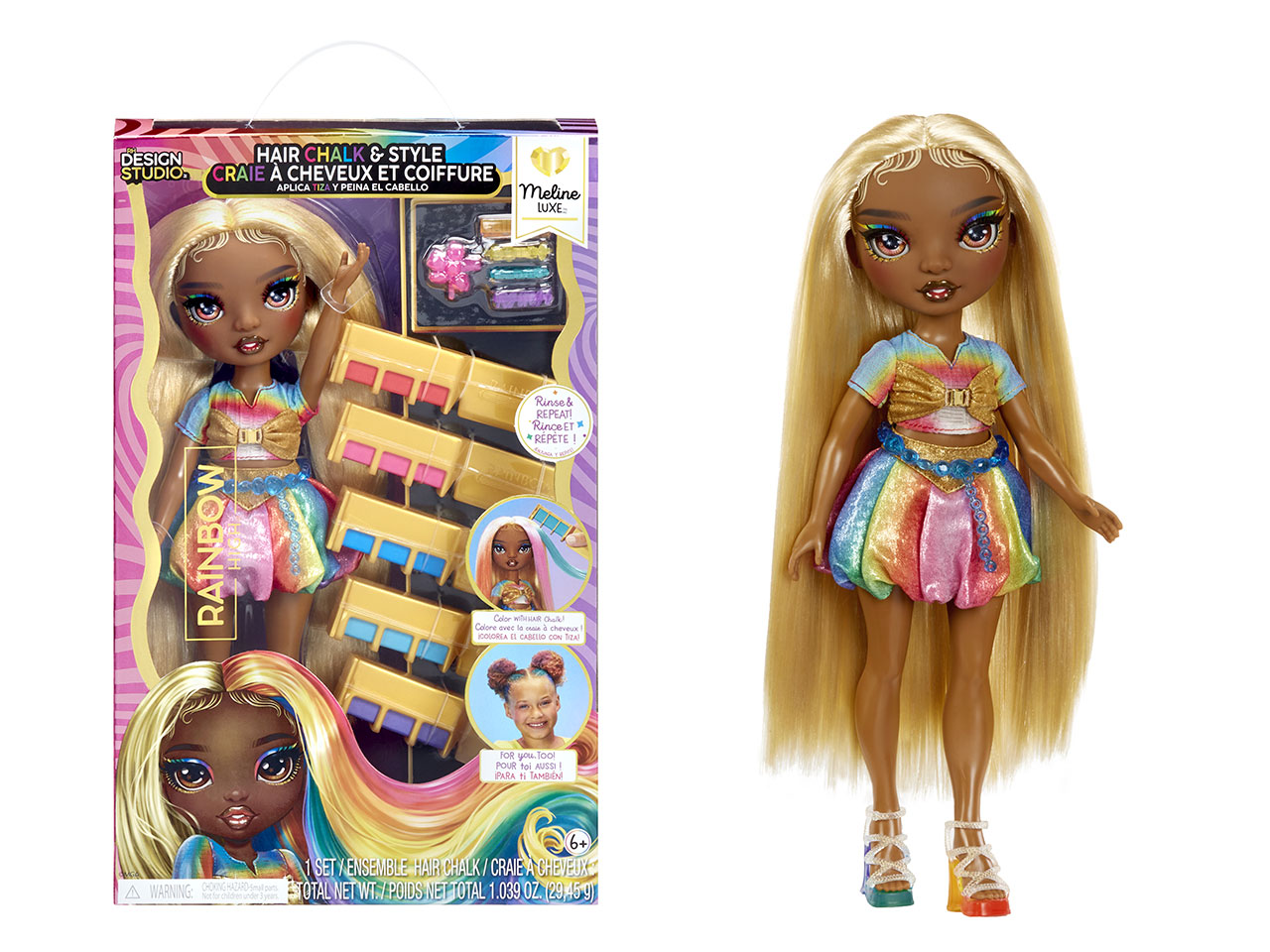 RAINBOW HIGH HAIR MELINE GOLD 526797