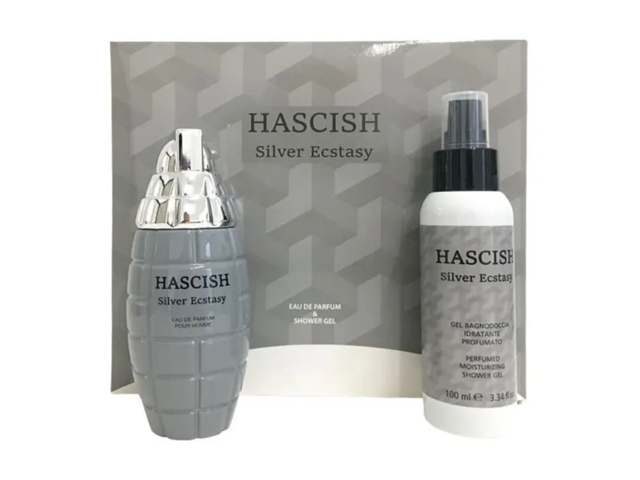 HASCISH SILVER ECSTASY EDP 100ML+ S.GEL 100ML