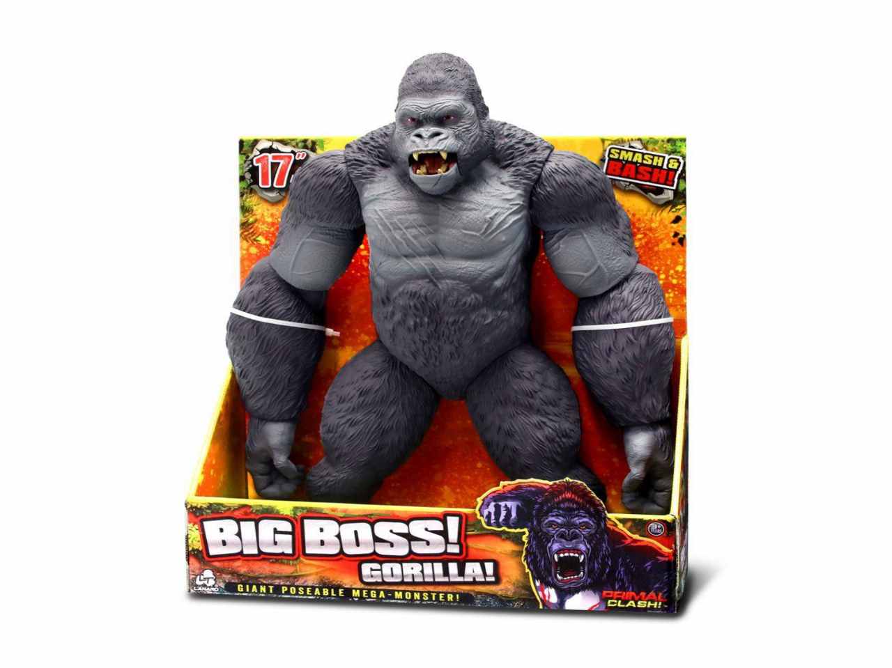 BIG BOSS GORILLA ARTICOLATO 43CM LAN37113