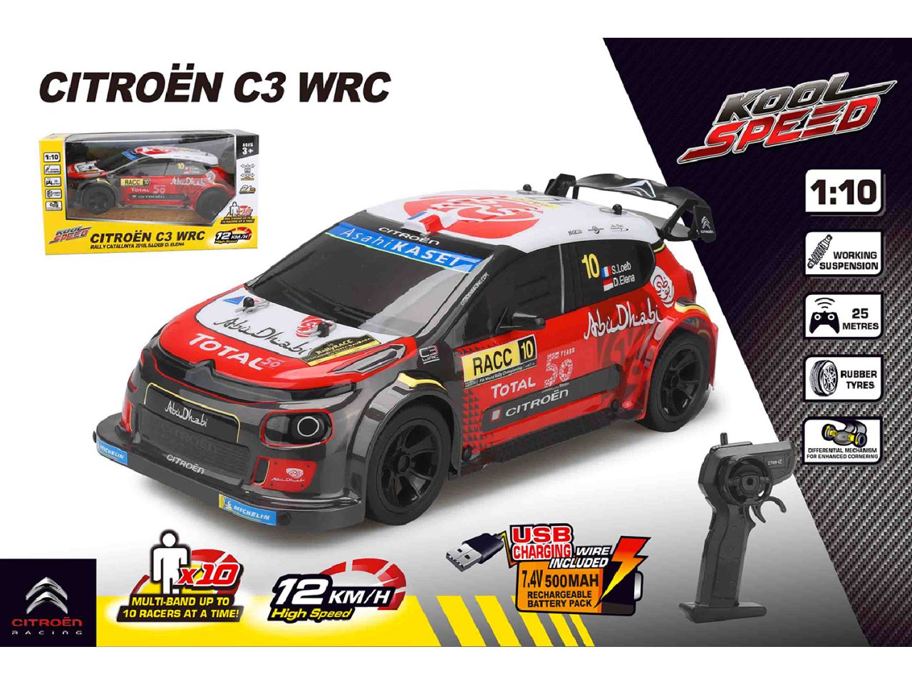 CITROEN RALLY R/C CON PACK 1:1 MGG17013