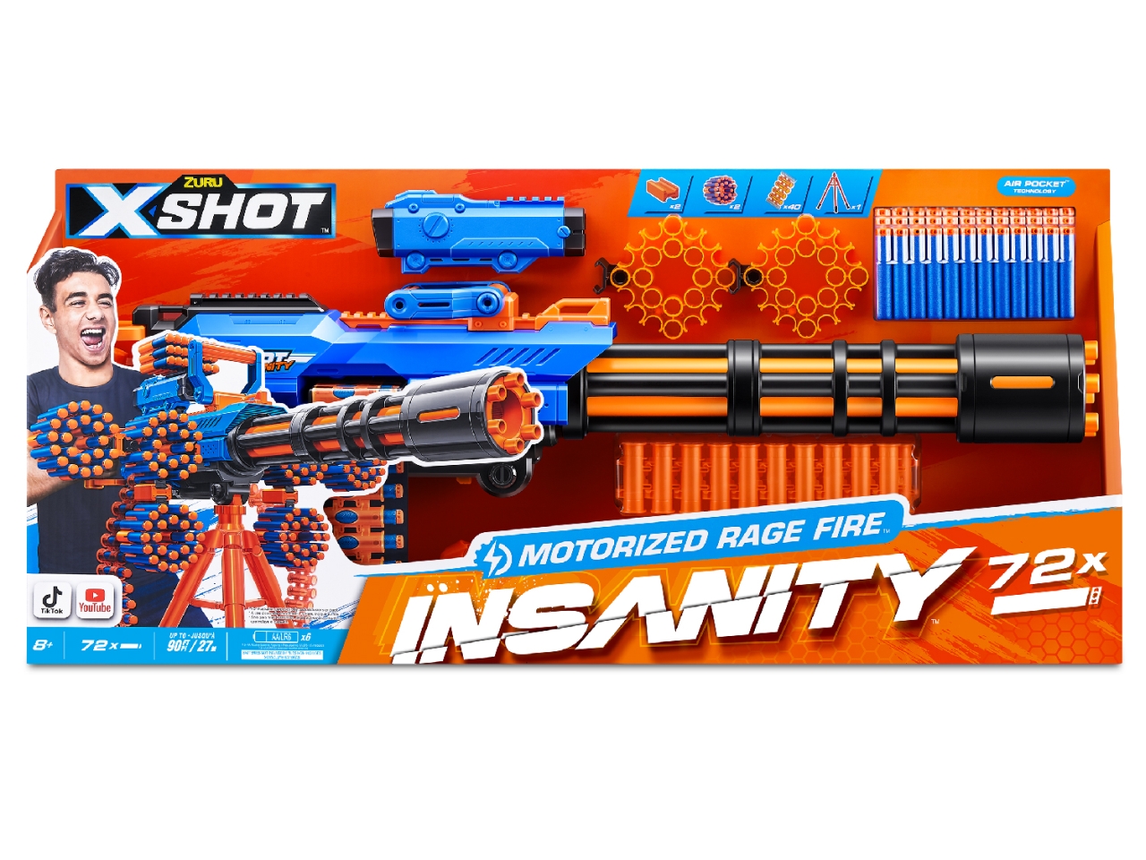 X-SHOT INSANITY RAGE FIRE MOTOR 36605 X-SHOT INSANITY RAGE FIRE MOTOR 36605