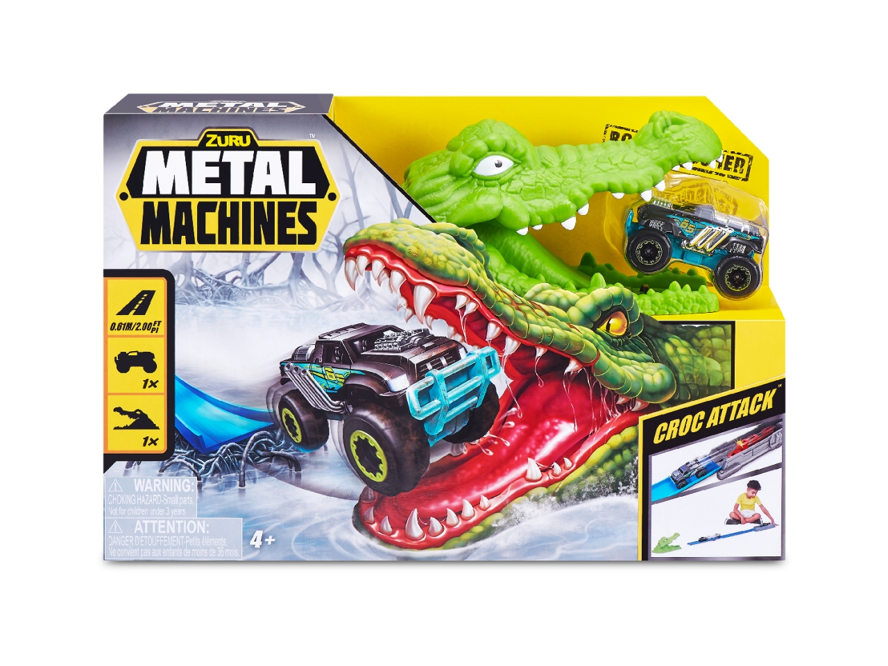 METAL MACHINES PISTA COCCODRILLO CON AUTO 6718 METAL MACHINES PISTA COCCODRILLO CON AUTO 6718