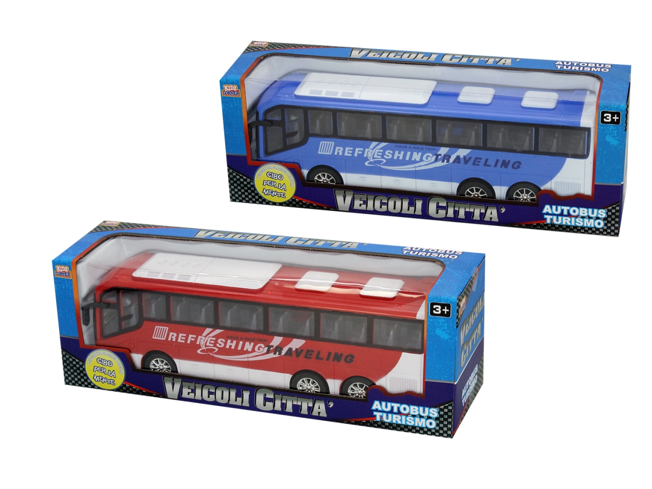 VEICOLI CITTÀ AUTOBUS TURISMO 35CM 2 COLORI MGG440 VEICOLI CITTÀ AUTOBUS TURISMO 35CM 2 COLORI MGG440