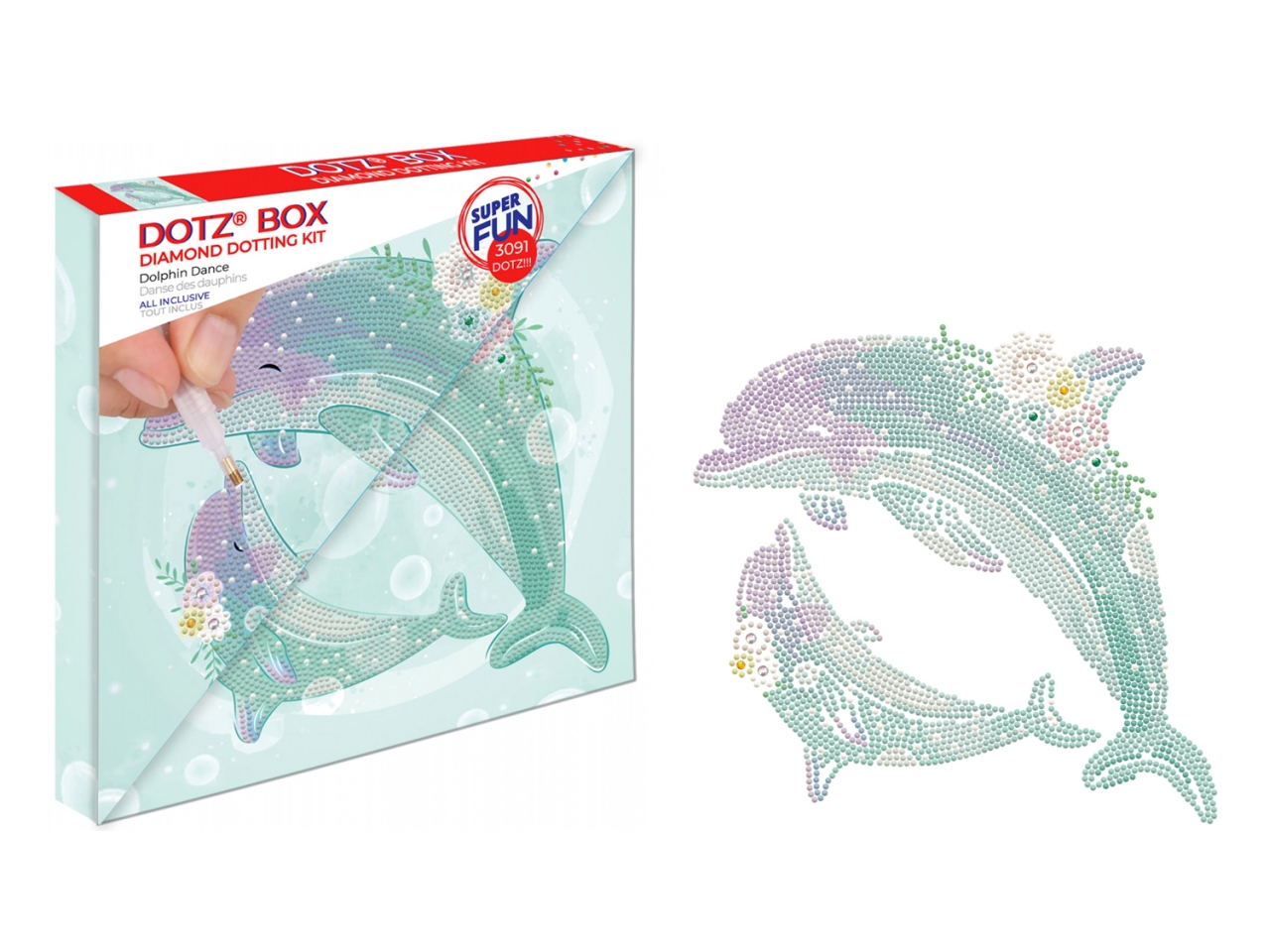 DIAMOND DOTZ BOX DELFINI DDZDBX.059 DIAMOND DOTZ BOX DELFINI DDZDBX.059
