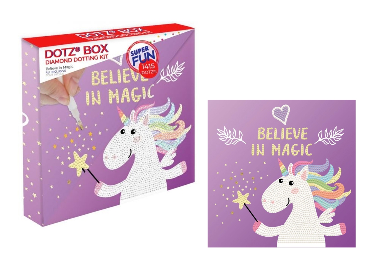 DIAMOND DOTZ BOX UNICORNO DDZDBX.012 DIAMOND DOTZ BOX UNICORNO DDZDBX.012